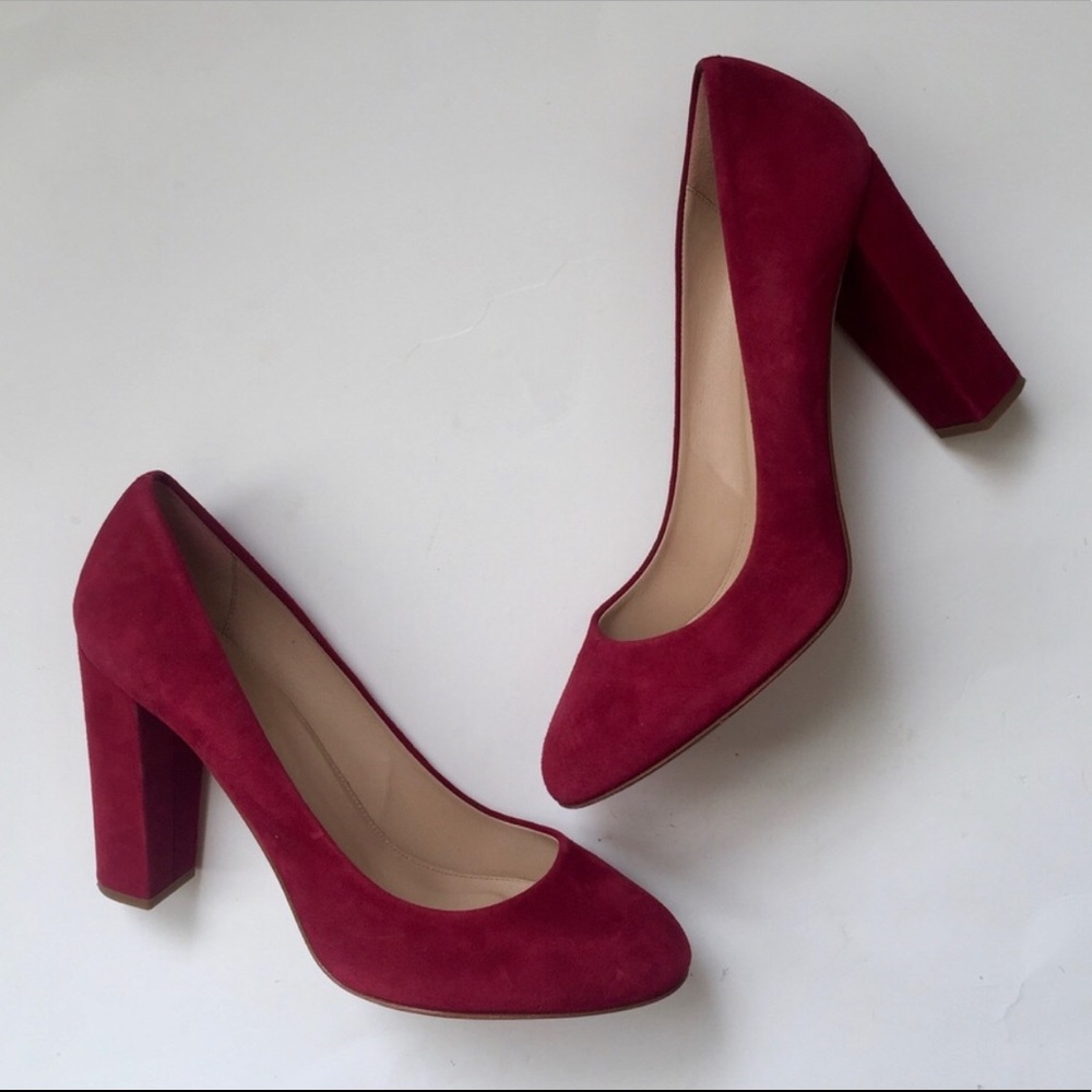J Crew Shoes | J Crew Etta Suede Block Heel
